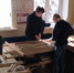Воспитанники столярно-плотницкой мастерской при архиерейском подворье храма в честь св. прав. Иоанна Кронштадтского пос. Красный Ключ изготовили укрытия для защиты цветов от снега - Чистопольская Епархия