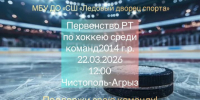 В Чистополе пройдет Первенство РТ по хоккею - Чистополь-информ
